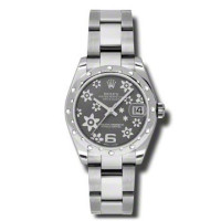 Rolex Datejust 31mm - Steel 24 Diamond Bezel - Oyster Bracelet