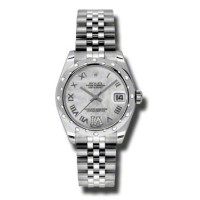 Rolex Datejust 31mm - Steel 24 Diamond Bezel - Jublilee Bracelet