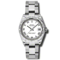 Rolex Datejust 31mm - Steel 24 Diamond Bezel - Oyster Bracelet