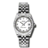 Rolex Datejust 31mm - Steel 24 Diamond Bezel - Jublilee Bracelet