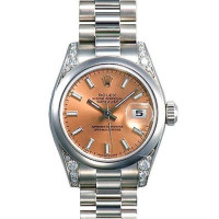 Rolex Datejust 31mm - Platinum Dia - Domed Bezel-President
