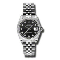 Rolex Datejust 31mm - Steel 24 Diamond Bezel - Jublilee Bracelet