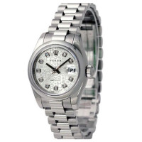 Rolex Datejust 31mm - Platinum - Domed Bezel-President