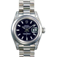 Rolex Datejust 31mm - Platinum Dia - Domed Bezel-President