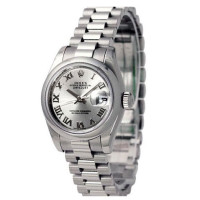 Rolex Datejust 31mm - Platinum - Domed Bezel-President