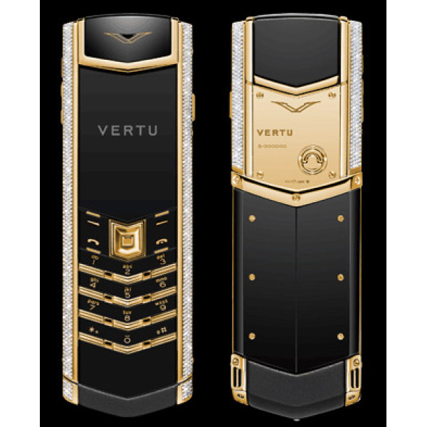 Vertu Signature S Design Diamonds жёлтое золото