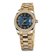 Rolex Datejust 31mm - President Yellow Gold - Diamond Bezel