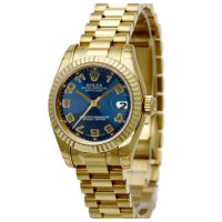 Rolex Datejust 31mm - President Yellow Gold - Fluted Bezel