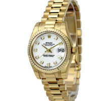 Rolex Datejust 31mm - President Yellow Gold - Fluted Bezel