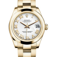 Rolex Datejust 31mm Yellow Gold Domen Bezel Oyster bracelet