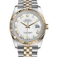 Rolex Datejust 36mm - Steel and Gold Yellow Gold - Fluted Bezel - Jubilee