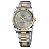 Rolex Datejust 36mm - Steel and Gold Yellow Gold - Domed Bezel - Oyster