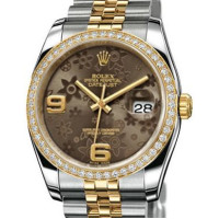 Rolex Datejust 36 мм - безель зі сталі та жовтого золота з діамантами - Ювілейний