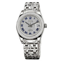 Rolex Datejust 34mm Special Edition White Gold Diamond