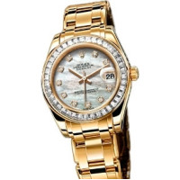 Rolex Datejust 34mm Special Edition Yellow Gold Masterpiece 34 Dia Bezel