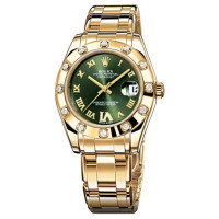 Rolex Datejust 34mm Special Edition Yellow Gold Masterpiece 12 Dia Bezel