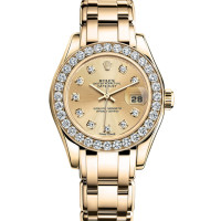 Rolex Datejust Lady - Pearlmaster Yellow Gold Masterpiece 32 Dia Bezel