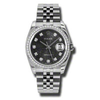 Rolex Datejust 36mm - Steel White Gold Dia Bezel - Jublilee