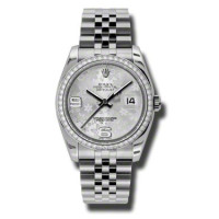 Rolex Datejust 36mm - Steel White Gold Dia Bezel - Jublilee