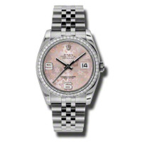 Rolex Datejust 36 мм - сталевий білий золотой діамант - ювілейний