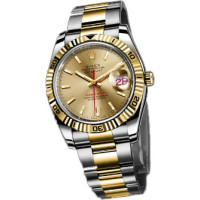 Rolex Datejust 36mm - Steel and Gold Yellow Gold - Turn-O-Graph - Oyster