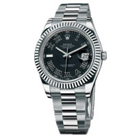 Rolex Datejust II 41mm - Steel and Gold White Gold - Fluted Bezel