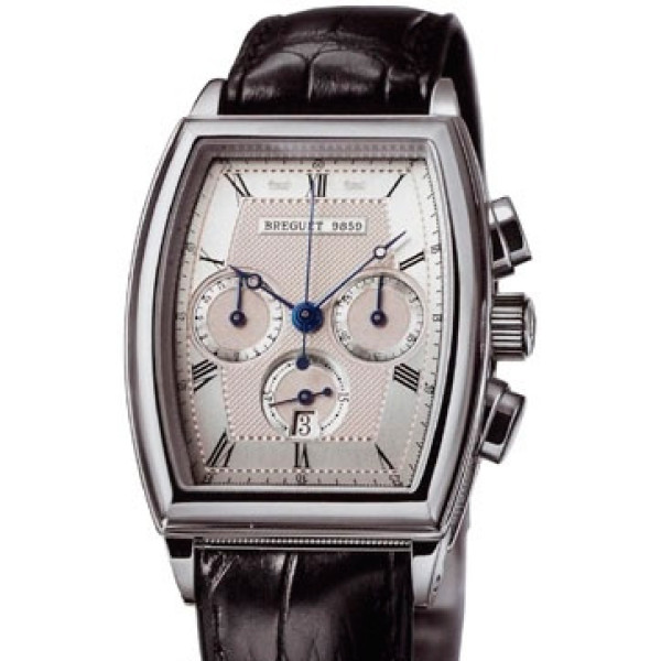 Breguet Watch Heritage Chronograph (Platinum / Leather)