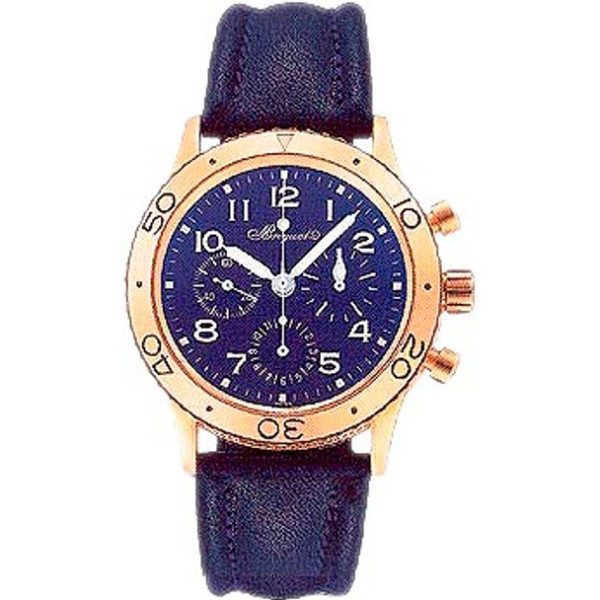 Breguet watches Brequet Aeronavale (RG / Blue / Leather)