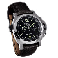 Officine Panerai Luminor 1950 Chrono Flyback (SS / Black / Leather) Officine Panerai Luminor 1950 Chrono Flyback (SS / Black / Leather)