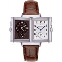 Jaeger LeCoultre   Reverso Duo (Steel / Silver / Leather)