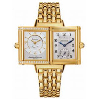 Jaeger LeCoultre   Reverso Duetto Classique (YG / Silver / Diamonds / YG)