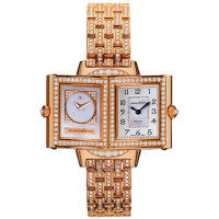 Jaeger LeCoultre Reverso Duetto Joaillerie (RG/MOP/Full Diamonds)