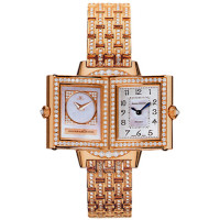 Jaeger LeCoultre   Reverso Duetto Joaillerie (RG / MOP / Full Diamonds)