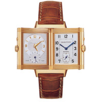 Jaeger LeCoultre   Reverso Duo (YG / Silver / Leather)