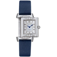 Jaeger LeCoultre   Reverso Duetto Joaillerie (WG / MOP / Diamonds / Satin)