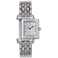 Jaeger LeCoultre   Reverso Duetto Joaillerie (WG / MOP / Diamond Bezel - Bracele