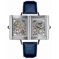 Jaeger LeCoultre   Reverso Number One and Two (Platinum / Blue / Leather)