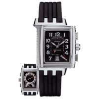 Jaeger LeCoultre Reverso Gran Sport Chronographe (SS/Black/Rubber)