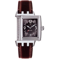 Jaeger LeCoultre Reverso Gran Sport Automatique (SS / Grey-Black / Leather)