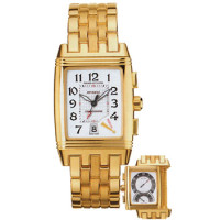 Jaeger LeCoultre Reverso Gran Sport Chronographe (YG/Silver/YG)