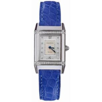 Jaeger LeCoultre   Reverso Florale (Steel / MOP / Diamonds / Leather)