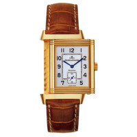 Jaeger LeCoultre Reverso Grande Taille (YG/Silver/Leather)