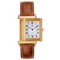 Jaeger LeCoultre   Reverso Classique Quartz (YG / Silver / Leather)