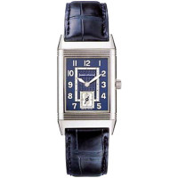 Jaeger LeCoultre Reverso Classique Latitude (Steel / Blue / Leather)