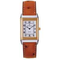 Jaeger LeCoultre Reverso Classique Quartz (YS-SS/Silver/Leather)