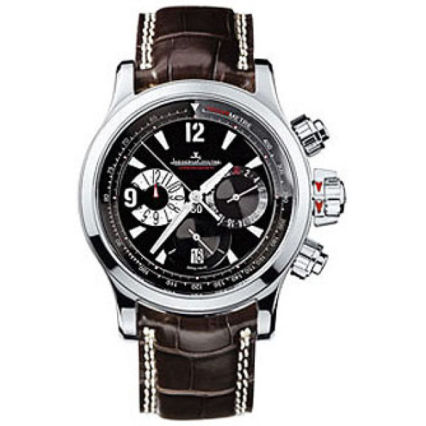 Jaeger LeCoultre  Master Compressor Chronograph (SS / Black / Leather)