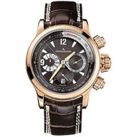 Jaeger LeCoultre Master Compressor Chronograph (RG/Black/Leather)