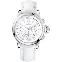 Jaeger LeCoultre   Master Compressor Chronograph Ladies (SS / White / Leather)