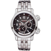 Jaeger LeCoultre Master Compressor Geographic (Steel / Black / Steel)