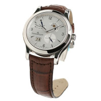 Jaeger LeCoultre Master Eight Days (SS/Silver/Leather)